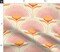 Jumbo Palms Art Deco Palm Mid Century Blush Pink Mustard Beige Geometric Scallops Scales Large Scale Custom Printed Fabric by Spoonflower Various Fabrics by the Yard or Fat Quarter